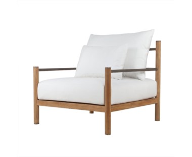 Alexander 1 Seater - Natural / Caste Silver